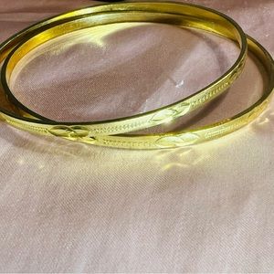 Indian yellow gold color bangle set 💎⭐️